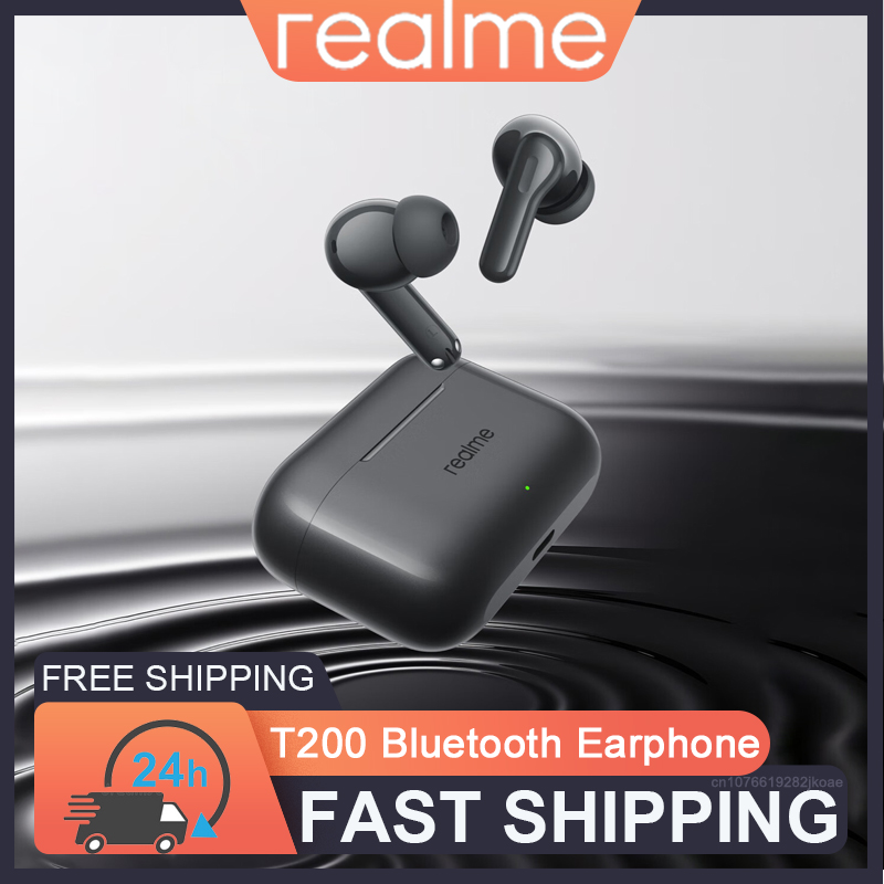Realme Tablet Accessories - หูฟังไร้สาย realme Buds T200 บลูทูธ 5.4