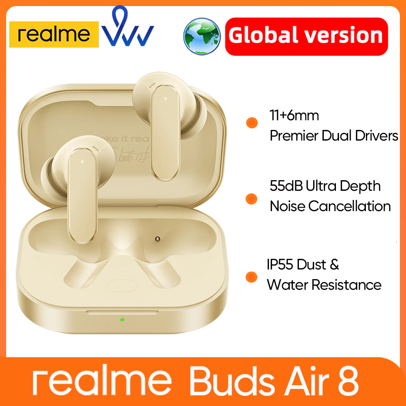Realme Tablet Accessories - realme Buds Air 8 หูฟังไร้สาย บลูทูธ
