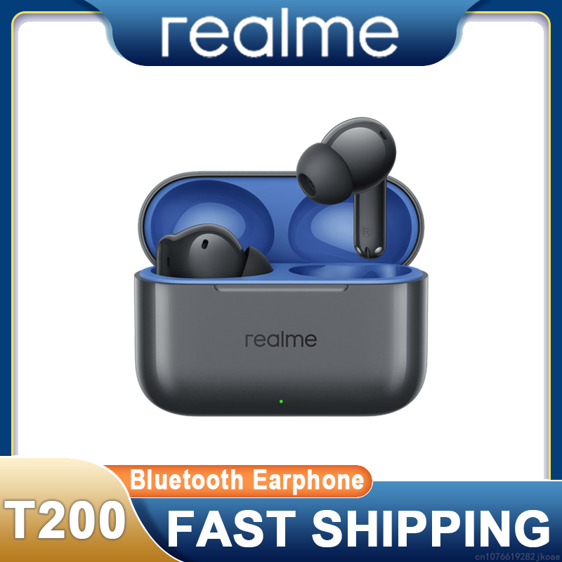 Realme Tablet Accessories - หูฟังไร้สาย realme Buds T200 บลูทูธ 5.4