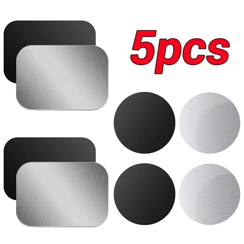 Tablet Accessories Must Have - 1-10PCS ที่วางโทรศัพท์ในรถยนต์แบบแม่เหล็กอเนกประสงค์แผ่นดิสก์สติกเกอร์แผ่นโลหะแม่เหล็กสำหรับที่วางโทรศัพท์แบบแม่เหล็กสำหรับโทรศัพท์มือถือแท็บเล็ต