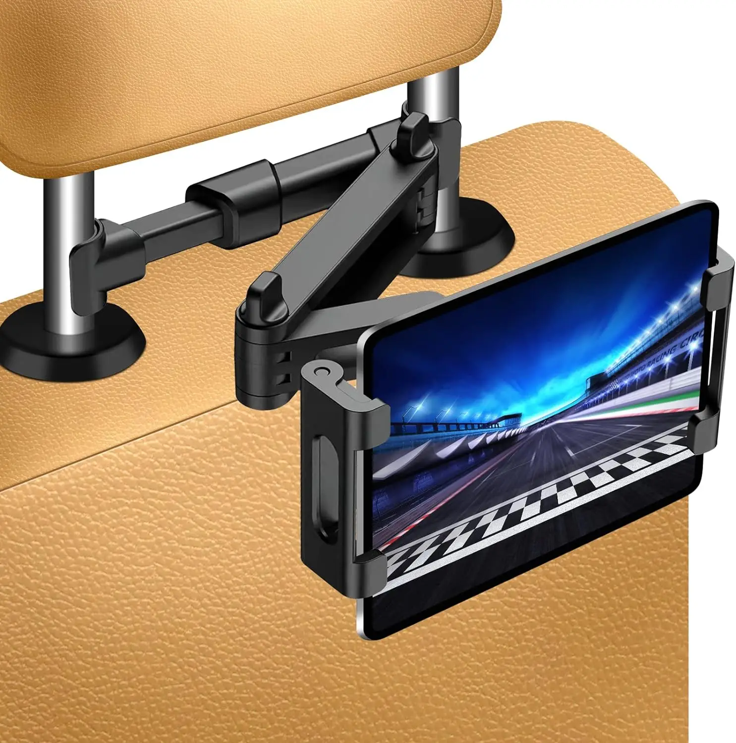 Tablet Accessories Must Have - ที่วางแท็บเล็ตสําหรับรถยนต์, iPad Headrest Mount สําหรับแท็บเล็ต/ipad/โทรศัพท์ที่วางแท็บเล็ตในรถยนต์พร้อม 360