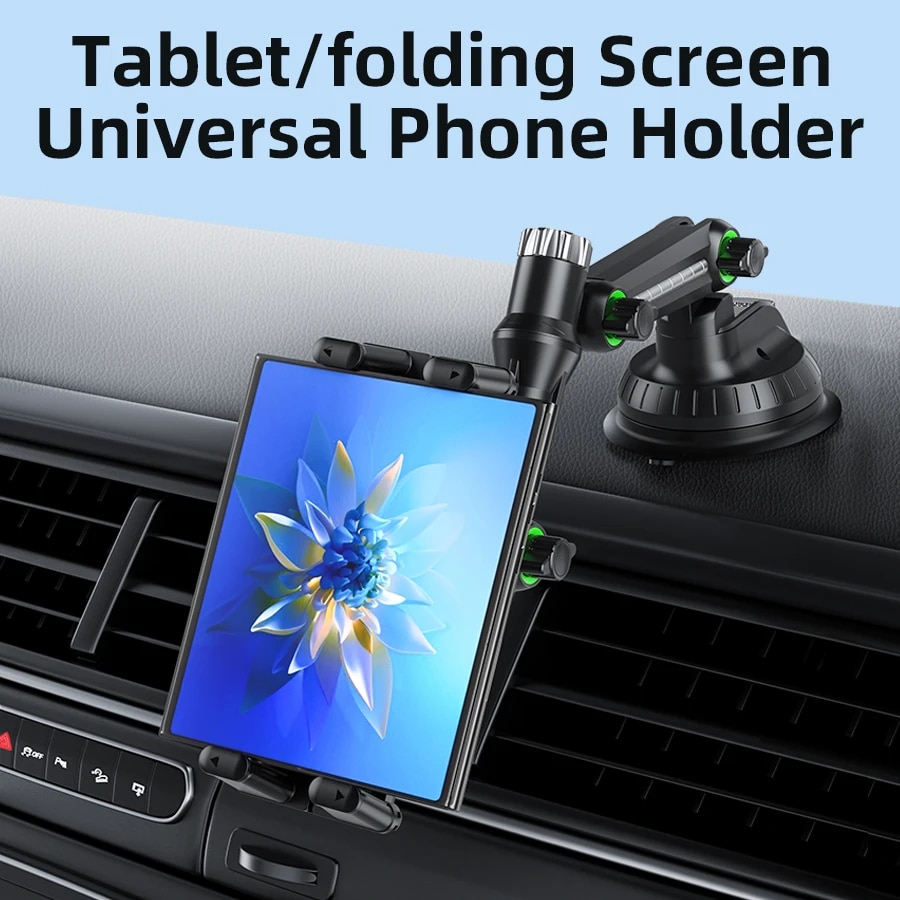 Tablet Accessories Must Have - แดชบอร์ดผู้ถือแท็บเล็ตสําหรับรถยนต์ดูดรถ Mount สําหรับ 7 