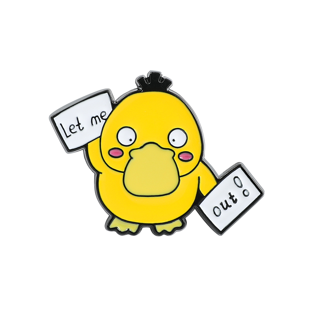 Tablet Cute Accessories - 1 ชิ้น ​ เข็มกลัดลายเป็ดอนิเมะ การ์ตูนน่ารัก ป้ายไซดั๊ก