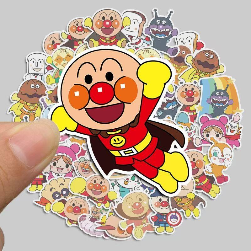 Tablet Accessories For Students - 50 ชิ้นการ์ตูนอะนิเมะภาพแอนปันแมนสติกเกอร์ความคิดสร้างสรรค์กระเป๋าเดินทางแท็บเล็ตกันน้ำสติกเกอร์ตกแต่งรางวัลนักเรียนของเล่น