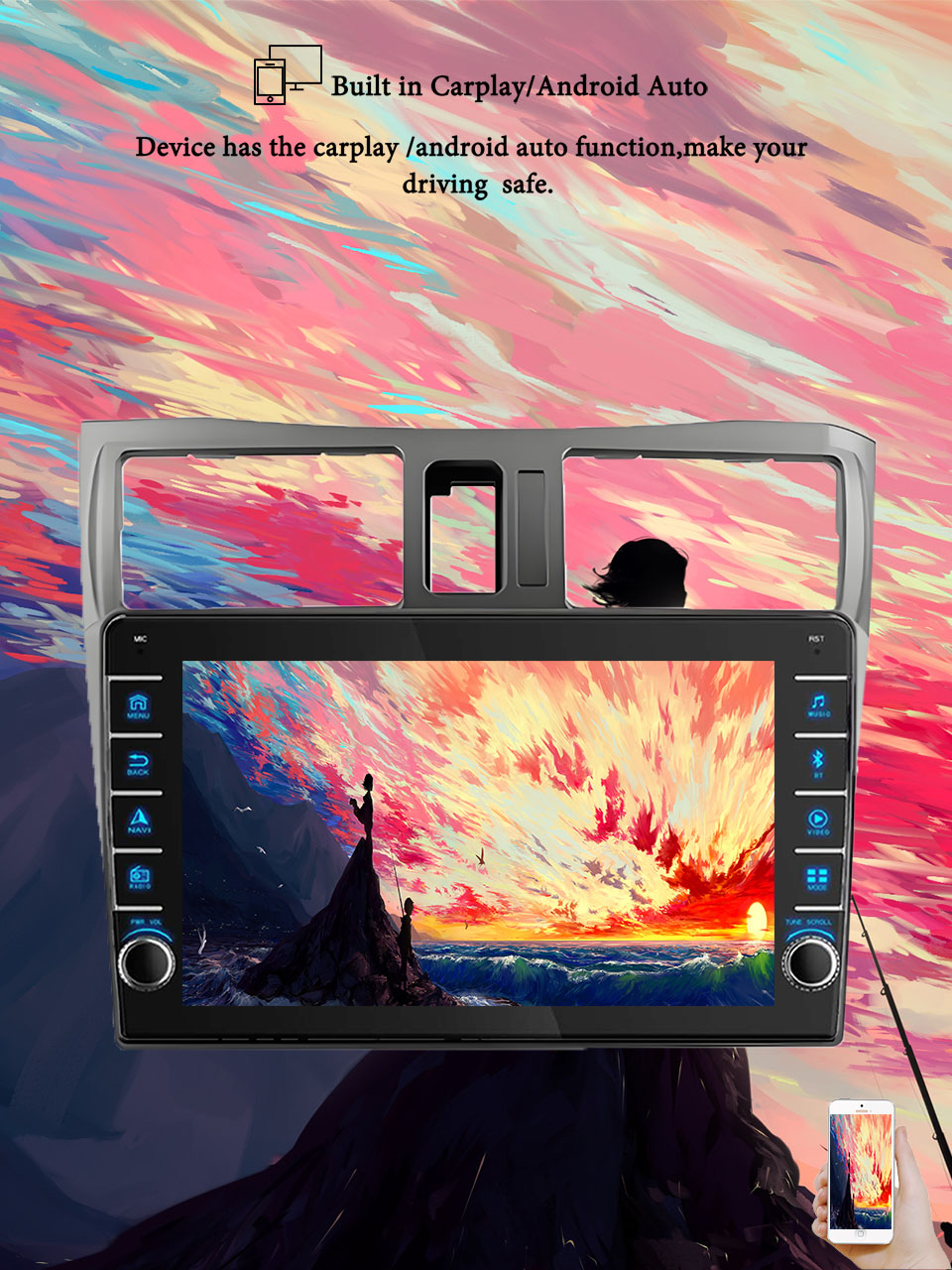 Tablet Danish Mobile & Accessories Photos - 8G + 128G Android 14 สําหรับNissan
