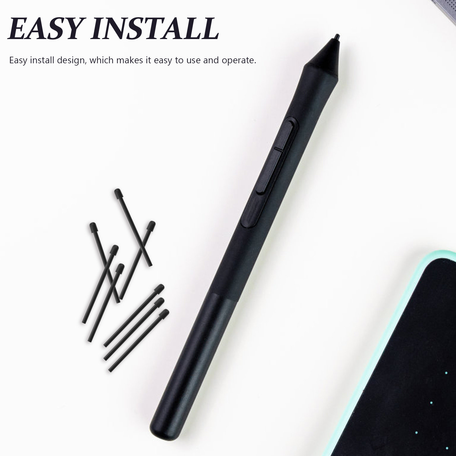 Stylus Replacement Tip - หัวปากกาแท็บเล็ตสำรอง 30 ชิ้น ความไวสูง ทนทานต่อการสึกหรอ สำหรับสไตลัส