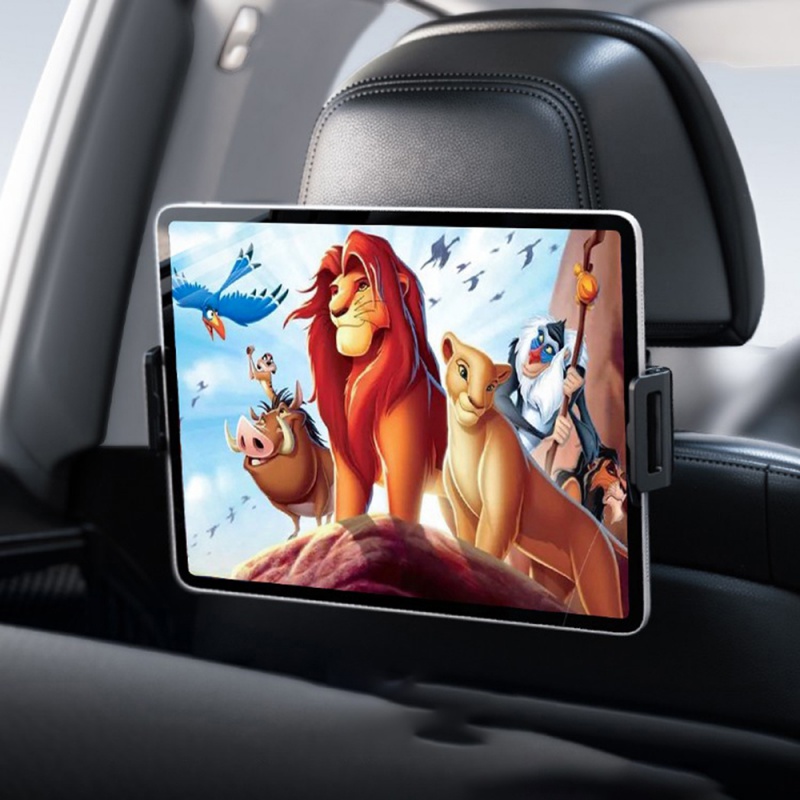 Tablet Accessories Must Have - ที่ยึดแท็บเล็ตแบบหมุนได้ 360 องศาสำหรับพนักพิงศีรษะในรถยนต์ ที่วาง iPad แบบพกพา