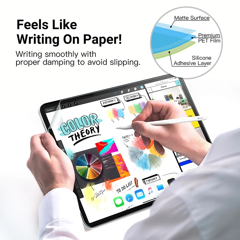 ฟิล์มกันรอยแบบกระดาษสำหรับเสี่ - Paper Feel Screen Film บทวิจารณ์และราคา