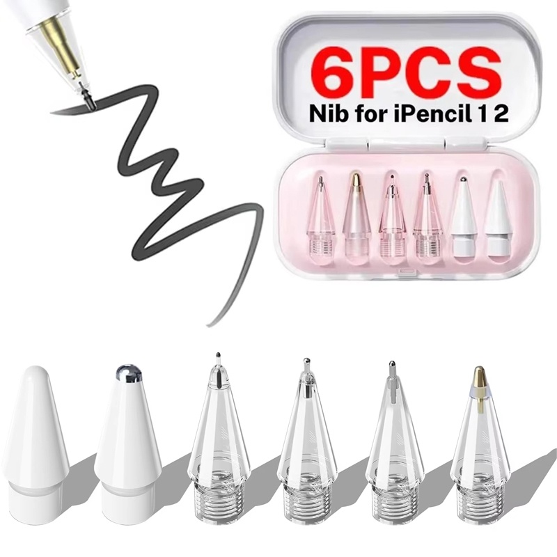หัวปากกาเปลี่ยนได้ 6 ชิ้น สำหร - Stylus Replacement Tip บทวิจารณ์และราคา