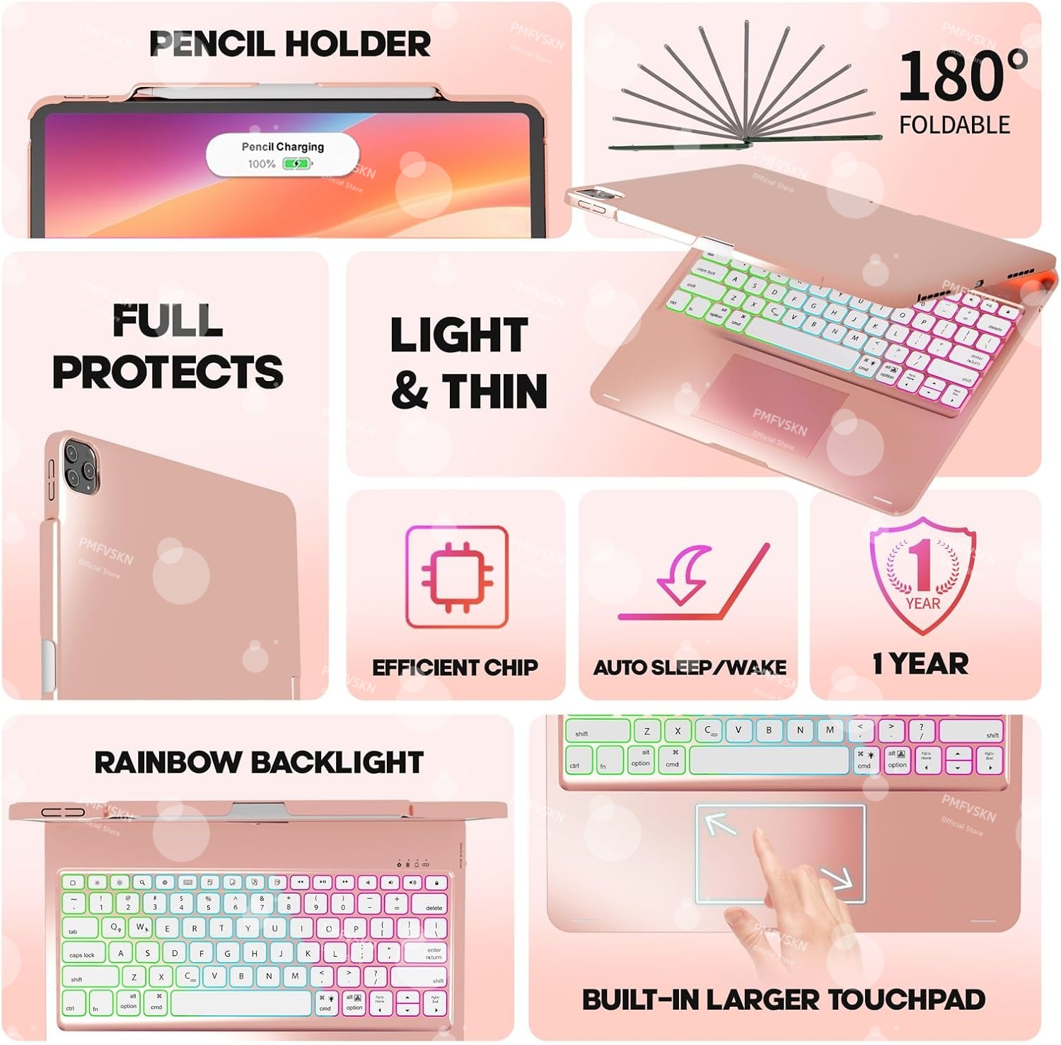 360 °   Magic Keyboardสําหรับi - Tablet Keyboard Case บทวิจารณ์และราคา