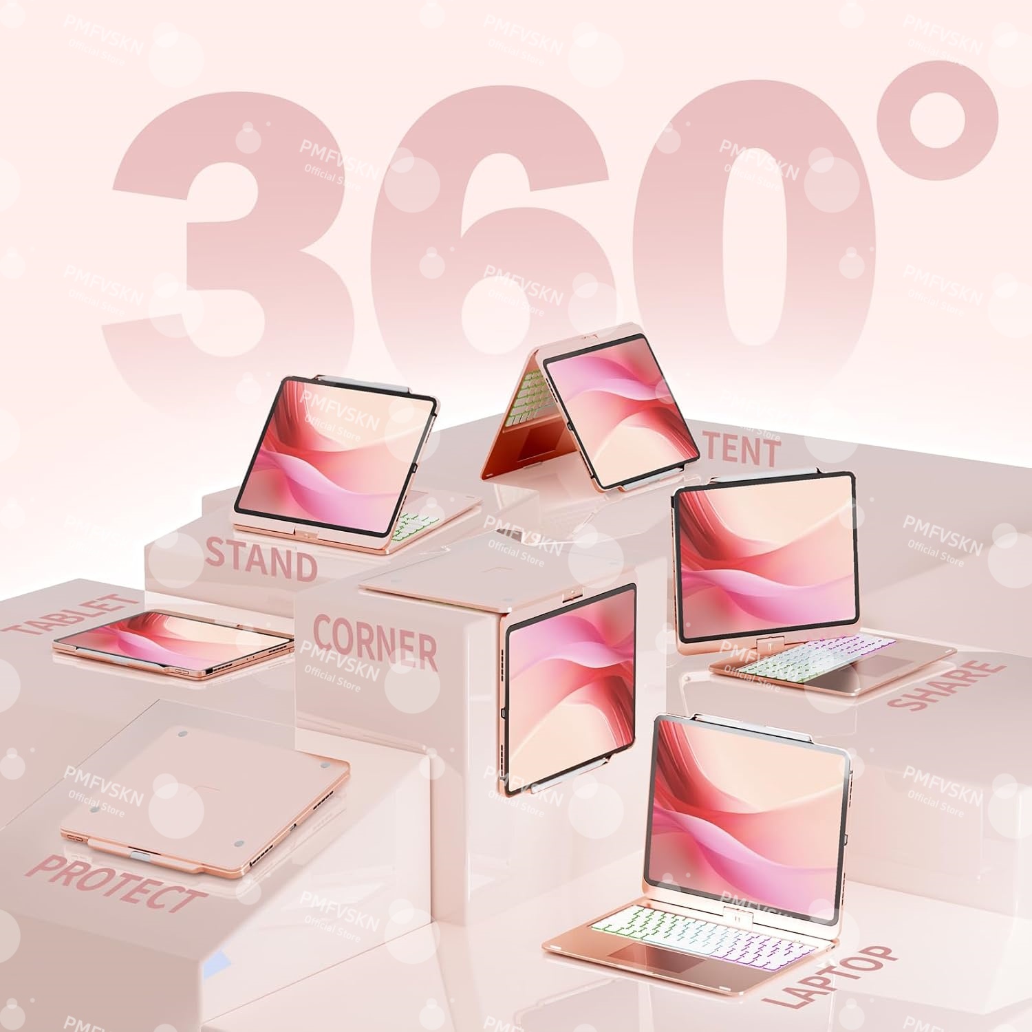 360 °   Magic Keyboardสําหรับi - Tablet Keyboard Case บทวิจารณ์และราคา