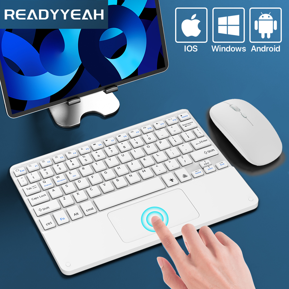 คีย์บอร์ดและเมาส์ไร้สายทัชแพดค - Accessories For Android Tablet บทวิจารณ์และราคา