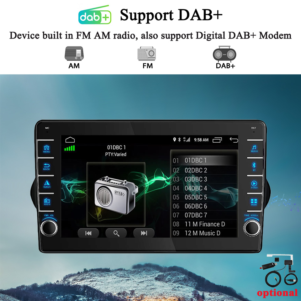 วิทยุติดรถยนต์ระบบ Android 14  - Tablet Danish Mobile & Accessories Photos บทวิจารณ์และราคา