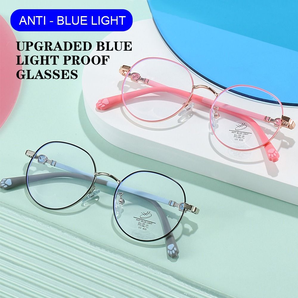 แว่นตาเด็กป้องกันแสงสีฟ้าแว่นต - Tablet Accessories For Girls บทวิจารณ์และราคา