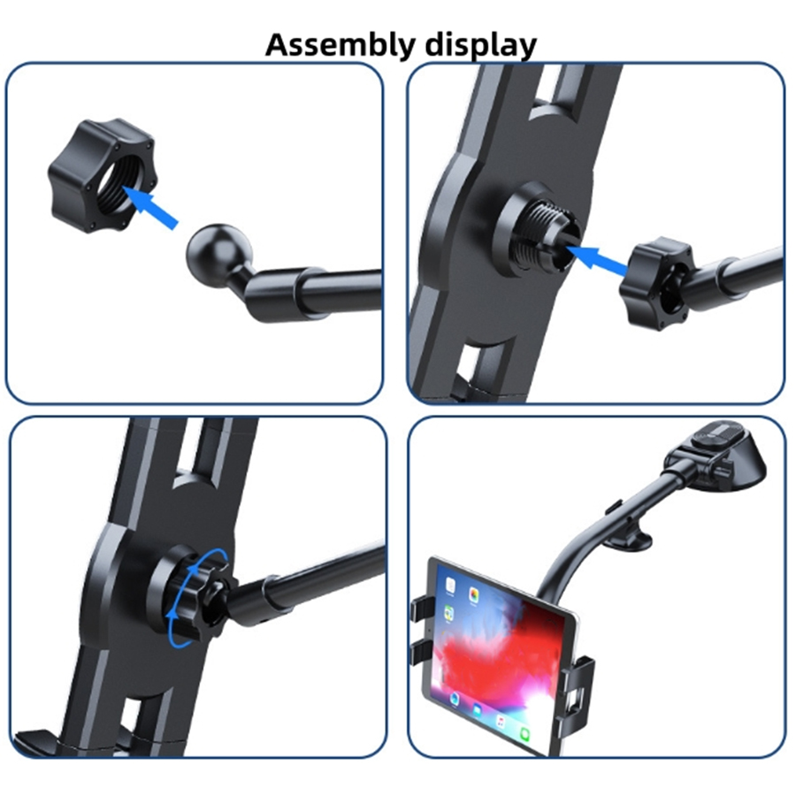 ที่ยึดแท็บเล็ตในรถยนต์แบบปรับไ - Tablet Accessories Must Have บทวิจารณ์และราคา