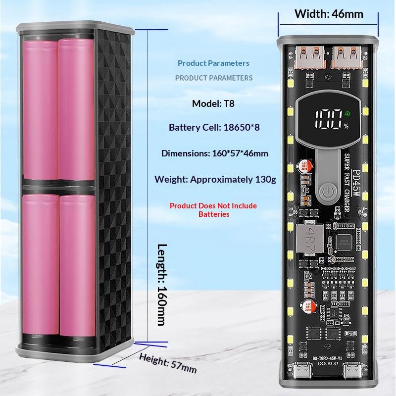 กล่องพาวเวอร์แบงค์ PD 45W ชาร์ - Tablet Accessories For Students บทวิจารณ์และราคา